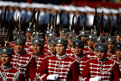 Изображение парадной военной формы солдат Болгарии