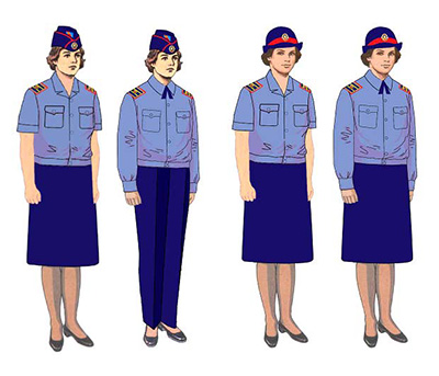 Картинка женщины в форменной одежде полиции