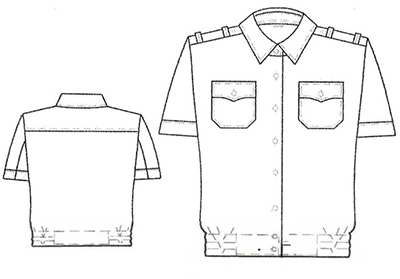 Картинка рубашки форменные - межгосударственный стандарт