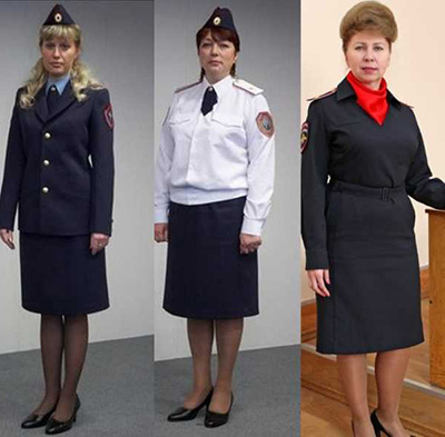 Фото женщин полицейских в новой форменной одежде