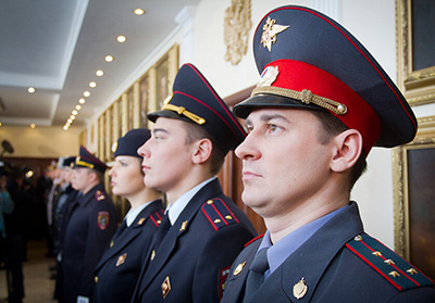 Фото сотрудников МВД РФ в новом форменном обмундировании